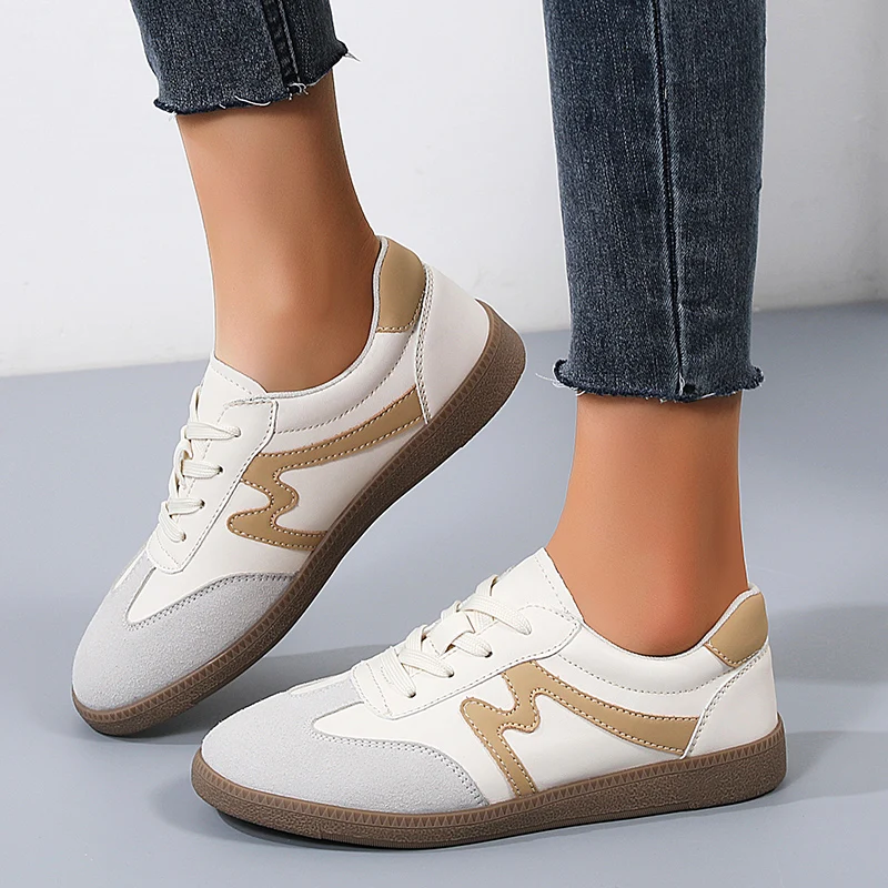 Modne buty damskie 3-kolorowe niemieckie buty treningowe Modne buty męskie Oddychające buty sportowe dla par Casual Sneakers