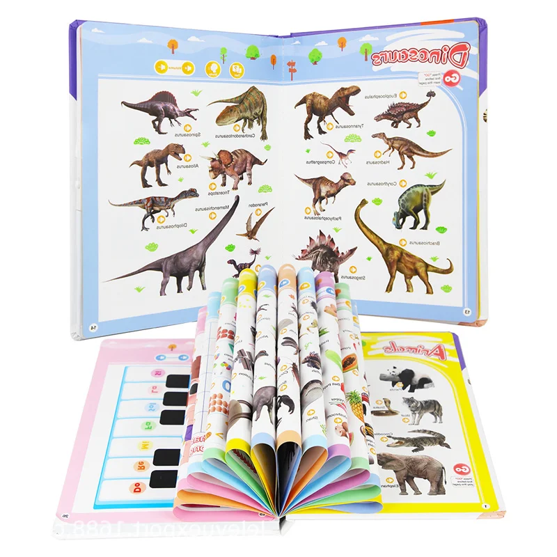 หนังสือคําศัพท์ภาษาอังกฤษ, หนังสือพูดคุยการเรียนรู้ภาษาอังกฤษสําหรับเด็ก, หนังสือเสียงเสียงแบบโต้ตอบสําหรับเด็กวัยหัดเดิน