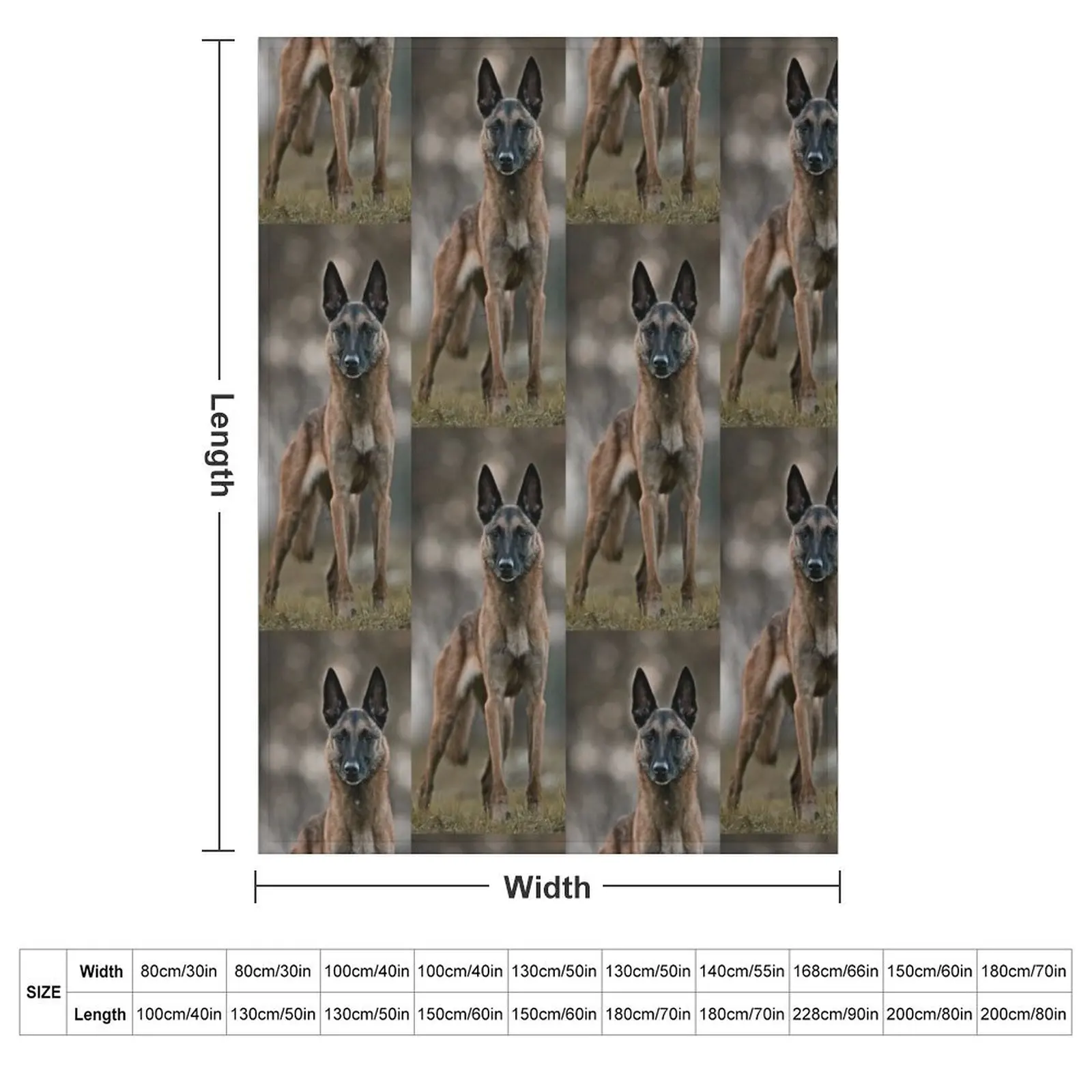 belgian shepherd malinois amazing Throw Blanket couch cozy soft plush fuzzy picnic outdoor blanket