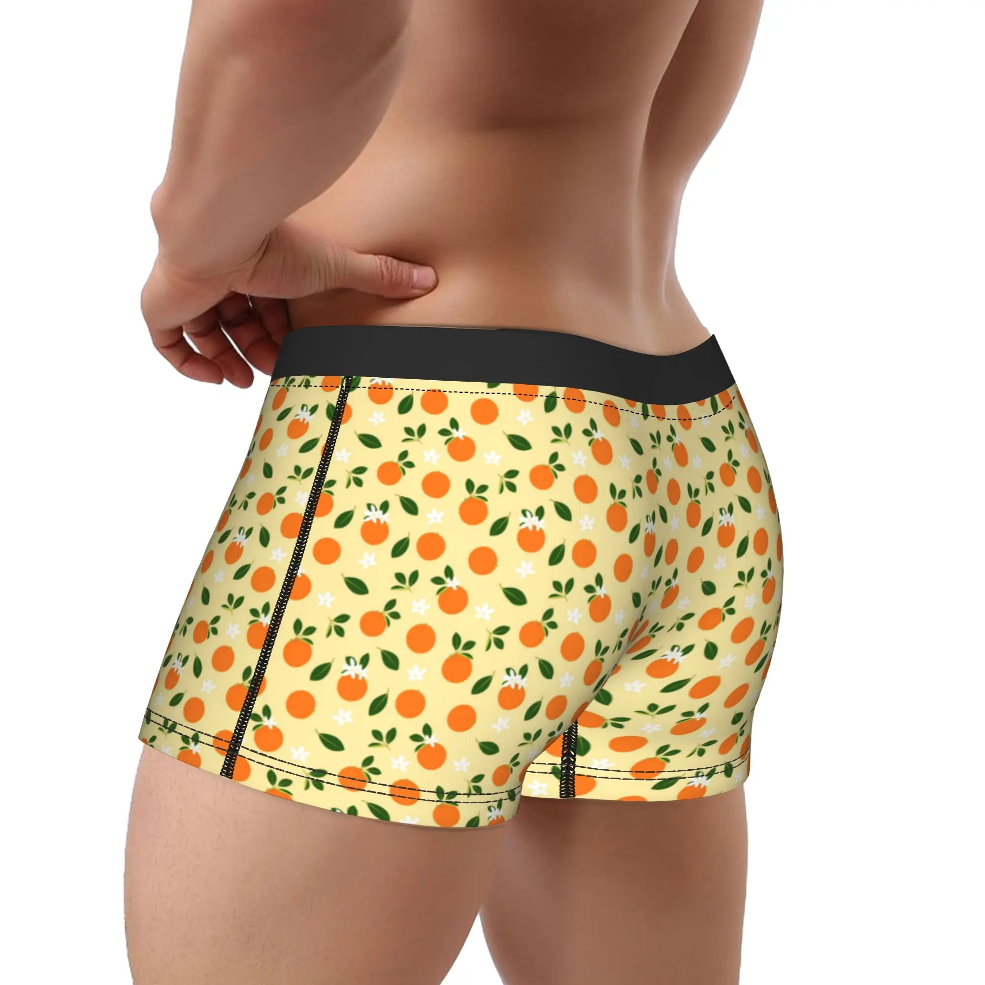 Cute Fruit Vegetable Boxer Shorts  Pouch Underwear High Quality Custom Shorts Briefs Comfortable Men Underpants Big Size