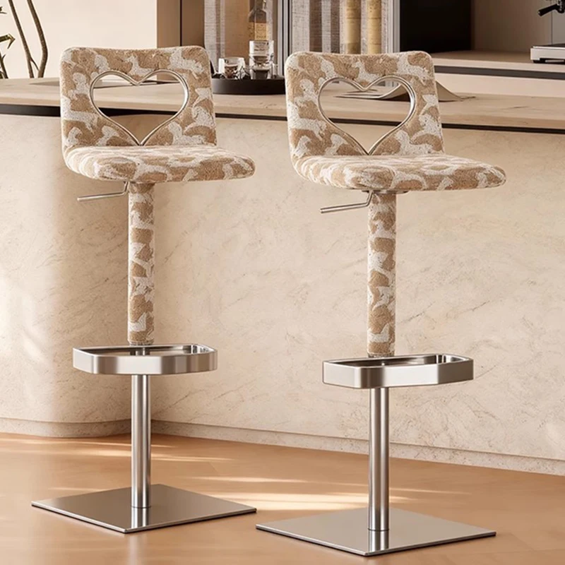 Modern Adjustable Bar Stools Bedroom With Back Computer Comfortable Bar Chairs Vanity Designer Chaise De Bar Home Furniture