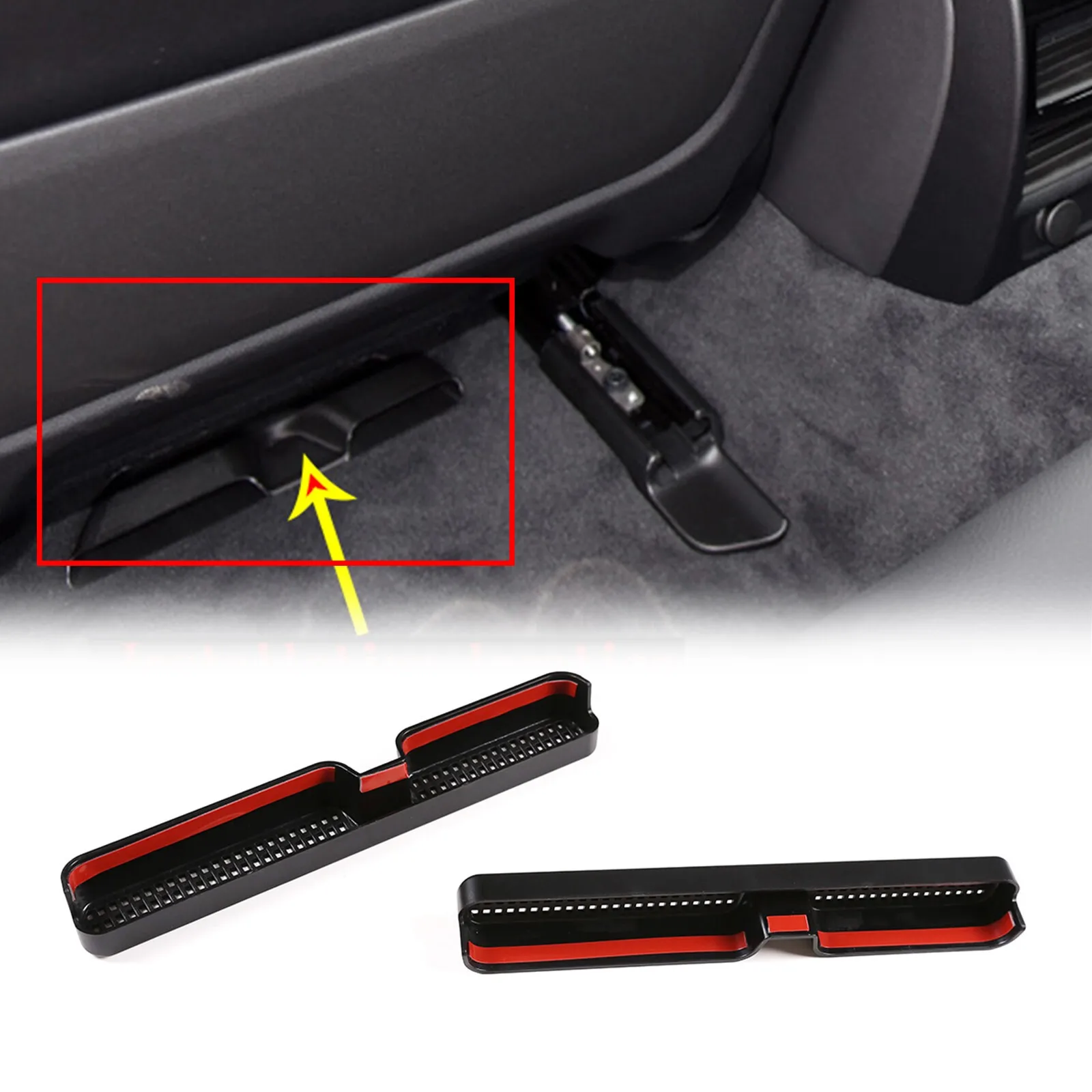 For BMW G30 G31 Series 5 2018-2022 Car Interior Air Conditioning Vent Protective Cover Vent Cover Rear Seat Anti Dust ABS Refit