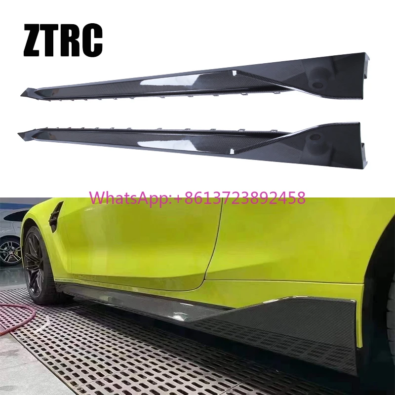 

For BMW M3 G80 Trim Strips on the Side of the Body Dry Carbon Fibre 2020-2024