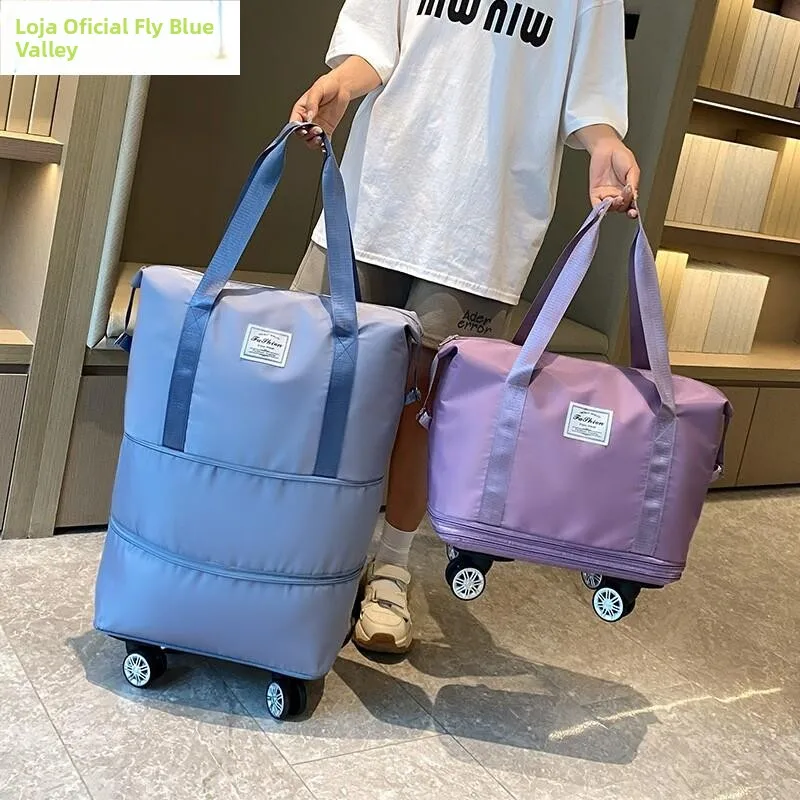 large-capacity-travel-bag-luggage-cover-lightweight-foldable-shopping-bag-suitable-for-suitcase-storage-bag-unisex-oxford-cloth