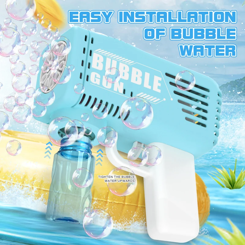 완전 자동 공룡 라이트 버블 건 어린이 버블 장난감 배터리 버블 물이없는 야외 웨딩 게임