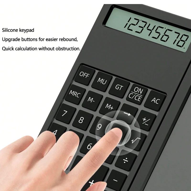 Kalkulator naukowy z 10-cyfrowym wyświetlaczem LCD, składany kalkulator biurowy i edukacyjny z tablicą do pisania ręcznego, kalkulator biurowy.