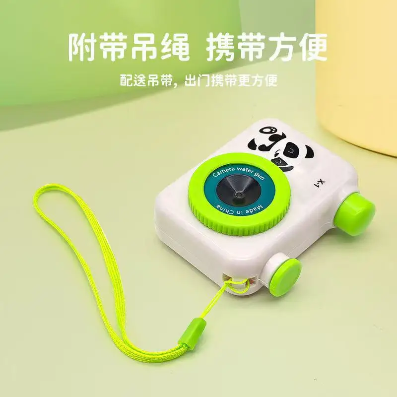 Pistola de água verão câmera panda pistolas de spray de água piscinas praia batalha de água diversão jogar brincadeiras brinquedos crianças meninos meninas 7.5cm