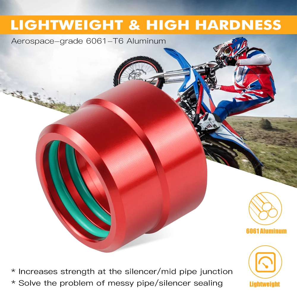 NICECNC For BETA RR 300 RR300 300RR RR250 250RR RR RE 250 300 2020-2024 2023 2022 Aluminum Exhaust Collar Motorcycle Accessories