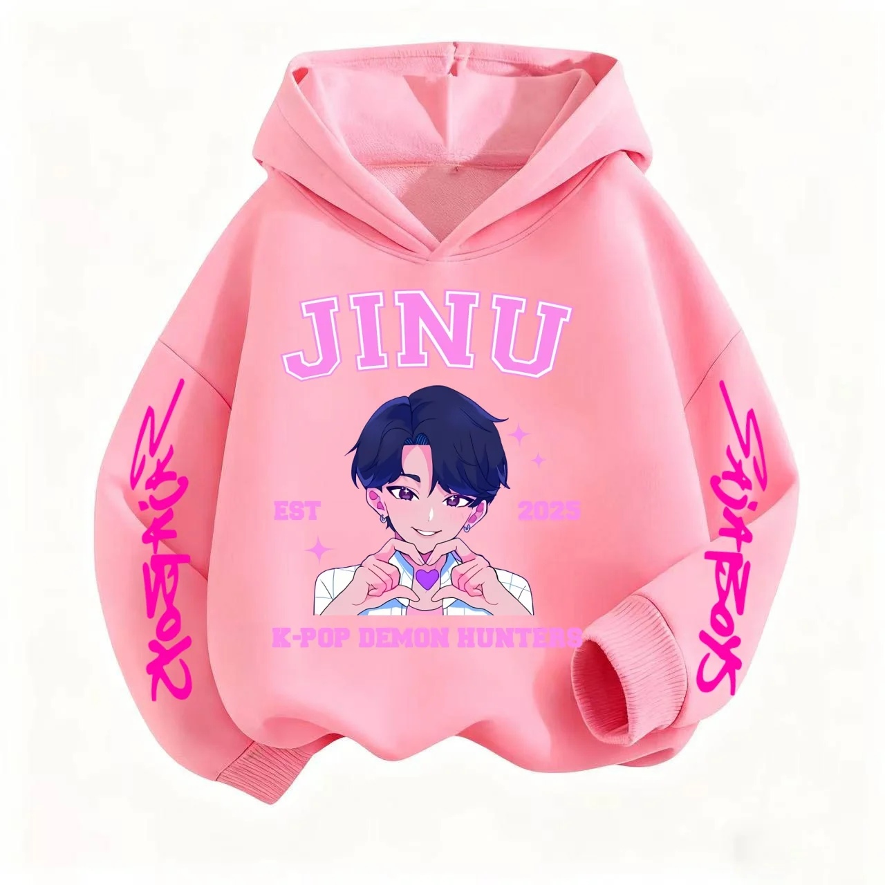 K-POP شيطان الصيادين هالوين هوديي! مطبوعات كرتونية ممتعة على سويت شيرت مريح للأولاد والبنات. اختيار المفضل في جميع أنحاء العالم