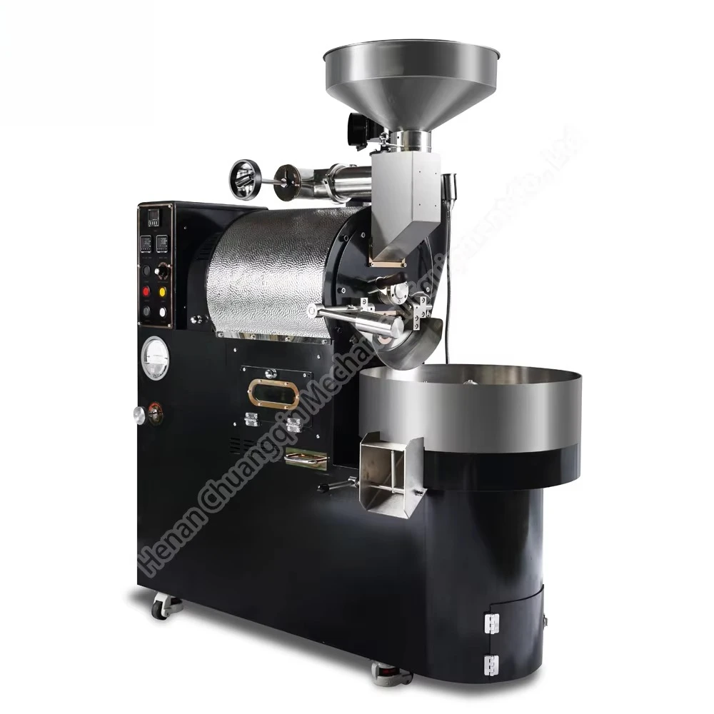 10kg Roasted Coffee Beans Machine Commercial Coffee Bean Roaster 12kg Sample Roaster Coffee view 3