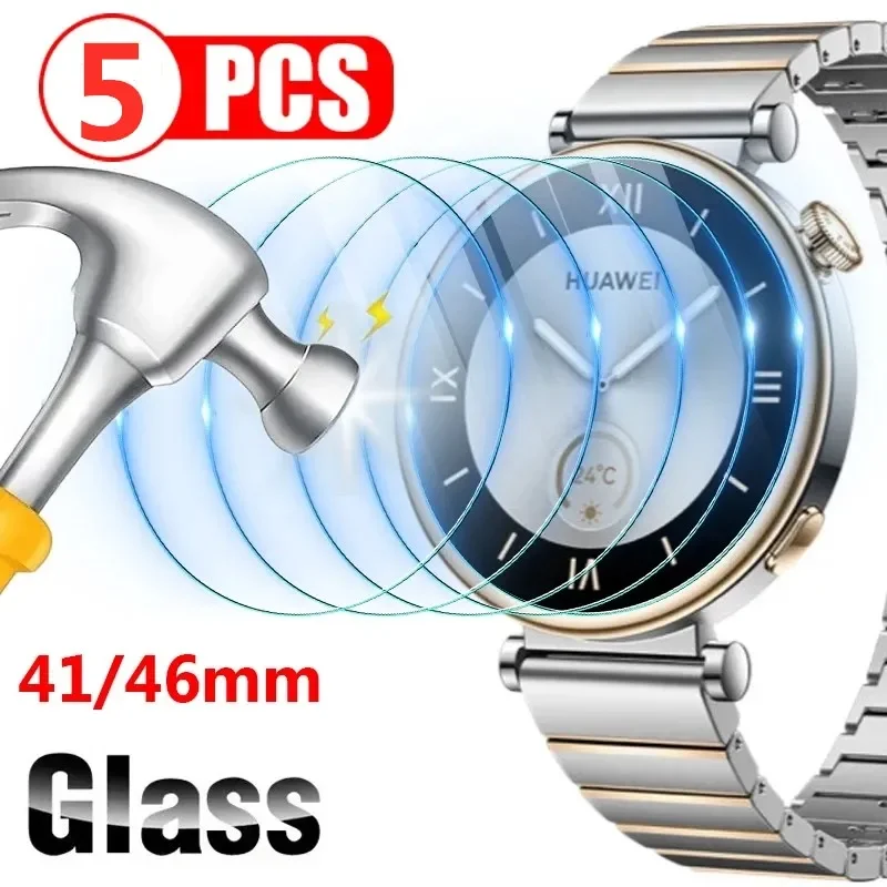 2.5D Screen Protector for Huawei Watch GT4 41mm / 46mm Tempered Glass Protection for Huawei Watch GT 4 Anti-Scratch Glass Film