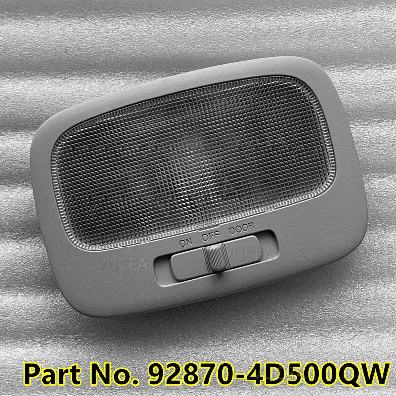 Genuine Interior Overhead Lamp Gray For Kia 08-14 Sedona Rondo 928704D500QW 92870-4D500QW 2008 2009 2010 2011 2012 2013 2014