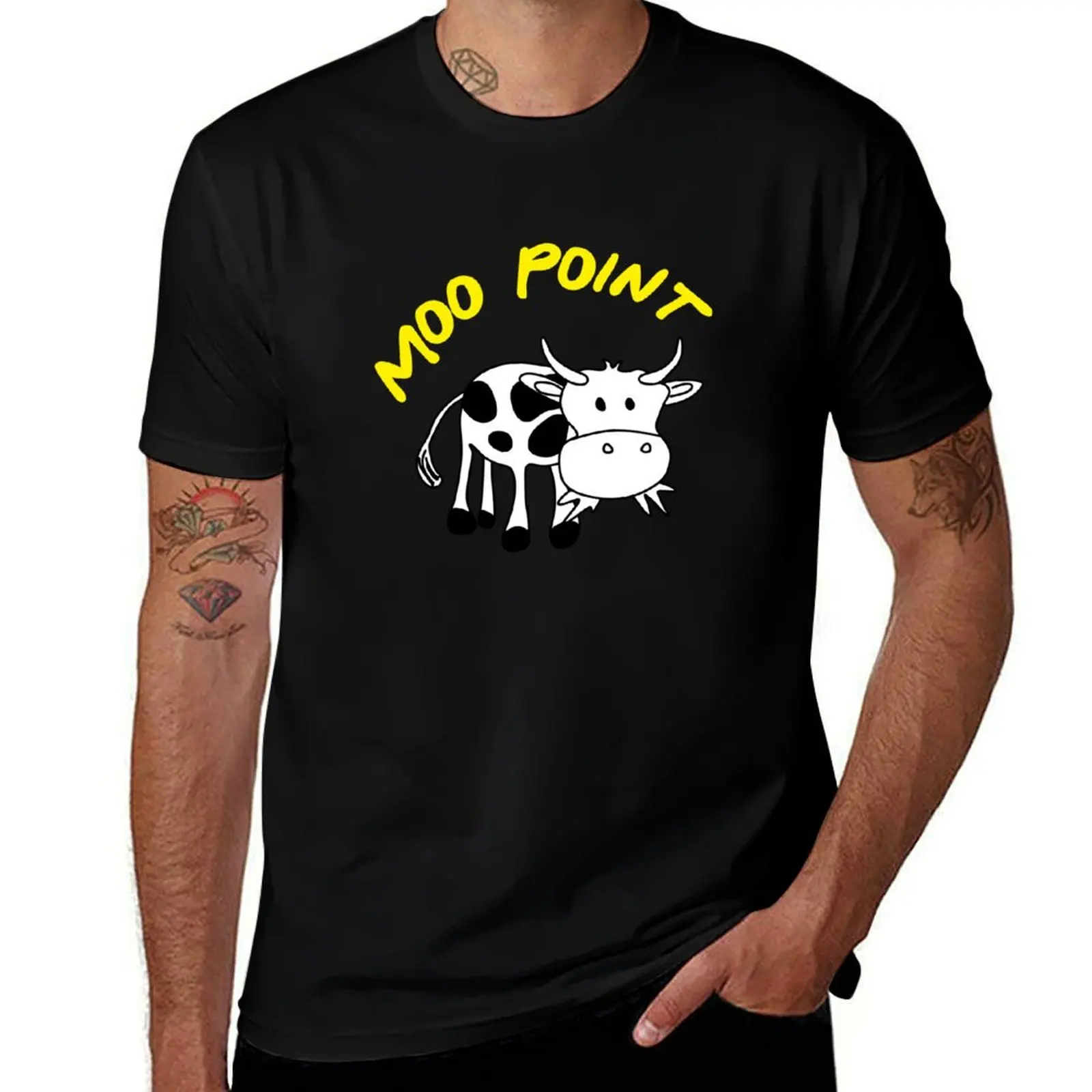 Moo Point T-Shirt Work Casual Loose Fit T-Shirt