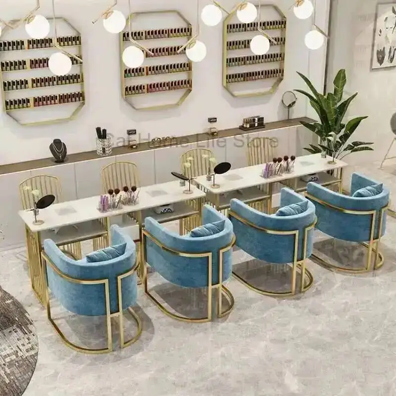 

Стол Стул Мебель для ногтей Маникюрные столы Профессиональные эстетические парикмахерские стулья для педикюра Nails Tavolo Nail Домашняя лампа