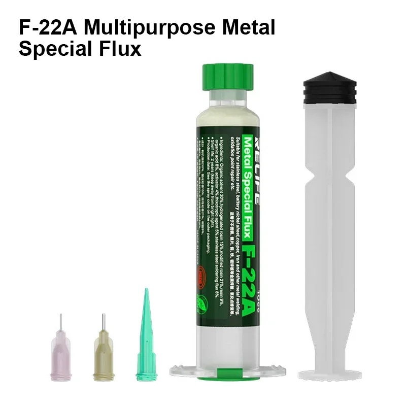 

RELIFE F-22A Multipurpose Metal Special Solder Flux Bright Solder Joints Mainboard Welding Phone Repair Tools Solder Flux