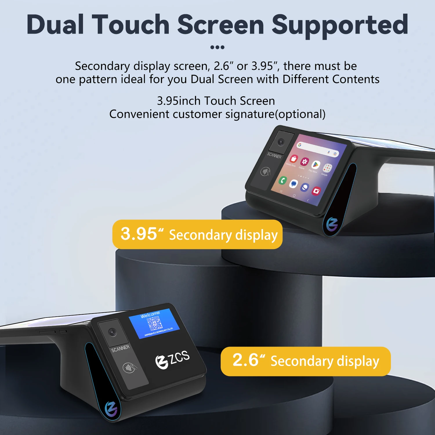 Android 14.0 Dwu-ekranowy 8-ca – Pos Terminal Android recenzja i cena