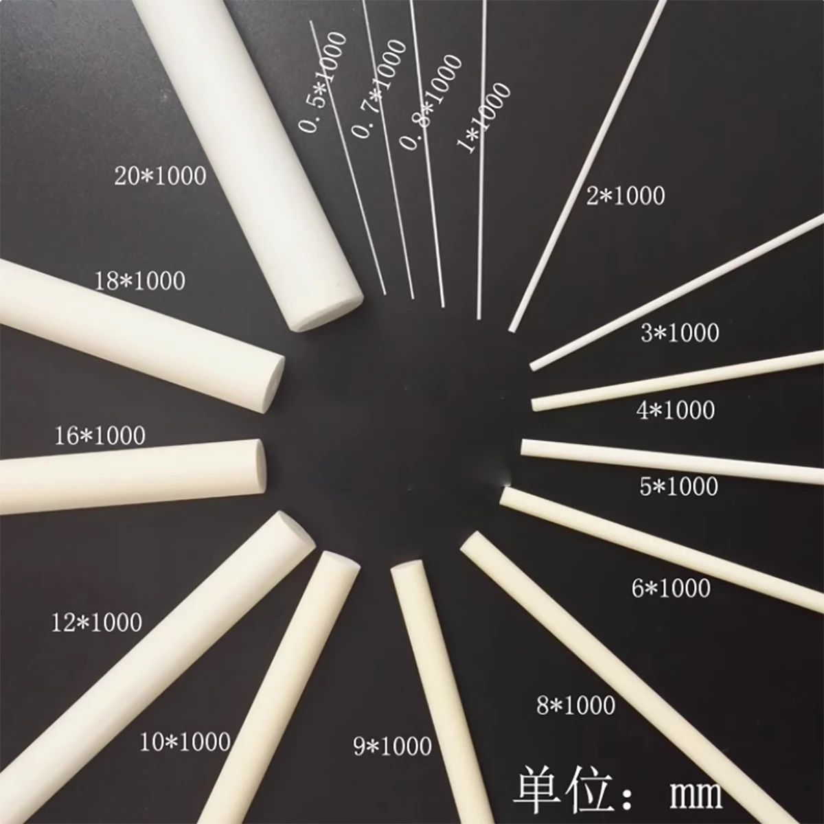 99 Alumina Mirror Ceramic Rod, Insulated, Wear-Resistant, High-Temperature Resistant Corundum Rod, Stirring Rod