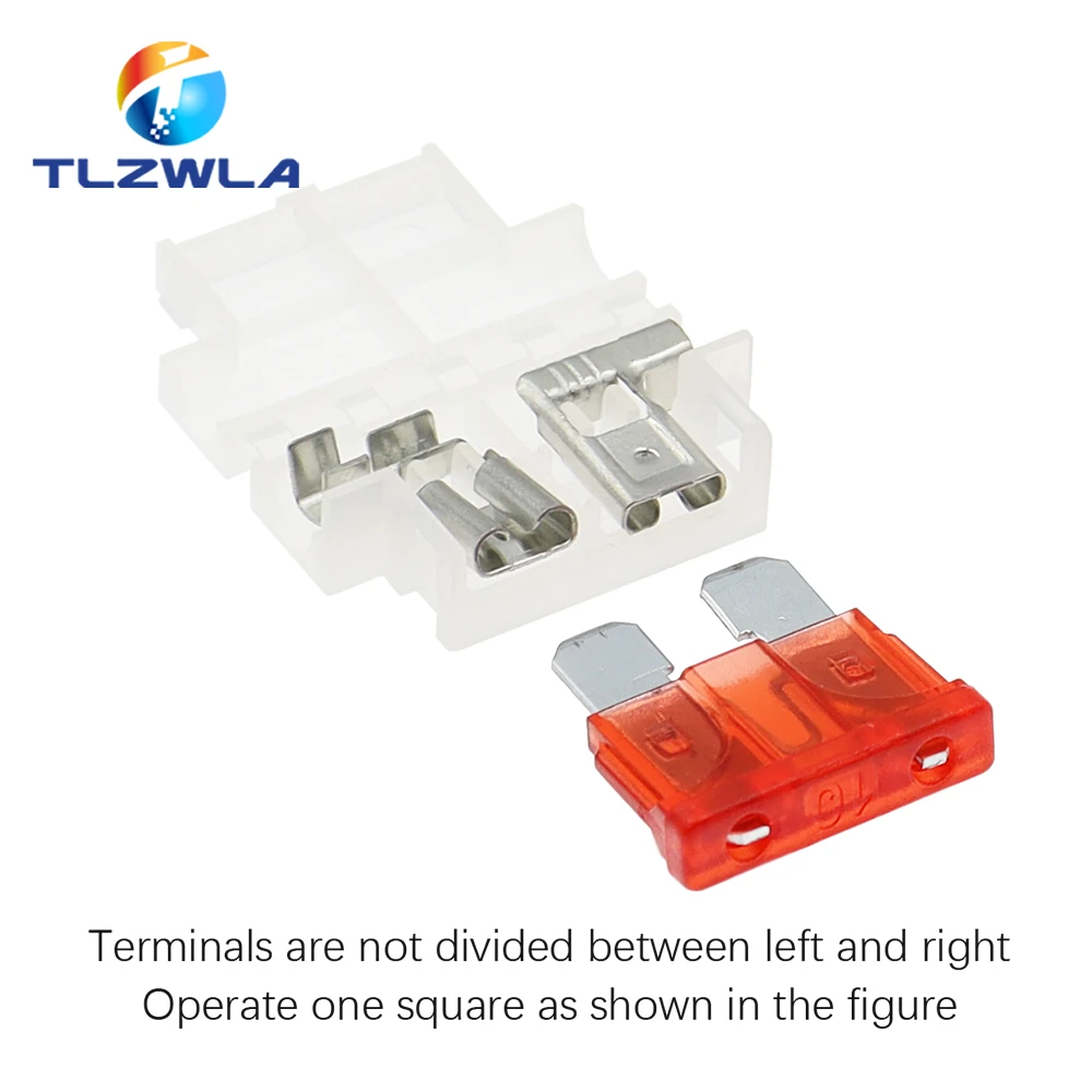 5PCS Auto Standard Middle Fuse Holder + Car Boat Truck ATC ATO Blade Fuse 1A 2A 3A 4A 5A 7.5A 10A 15A 20A 25A 30A 35A 40A