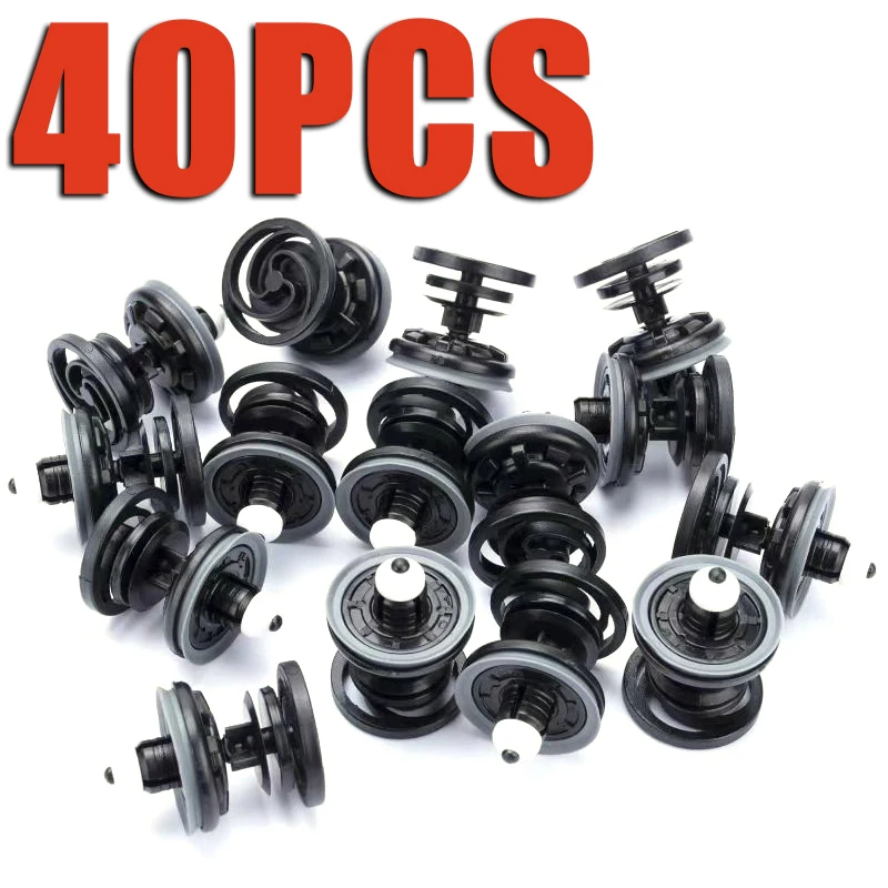 

40pcs Car Door Panel Card Trim Clips Interior Trim Clips OEM7L6868243 for Audi VW T5 Transporter 2003 Car Accessories