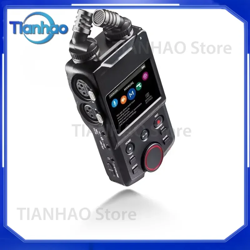 for X6 32 Bit Floating Point Multi Track Handheld Recorder Digital Audio Voice Recorder Professional Podcast Interview Field