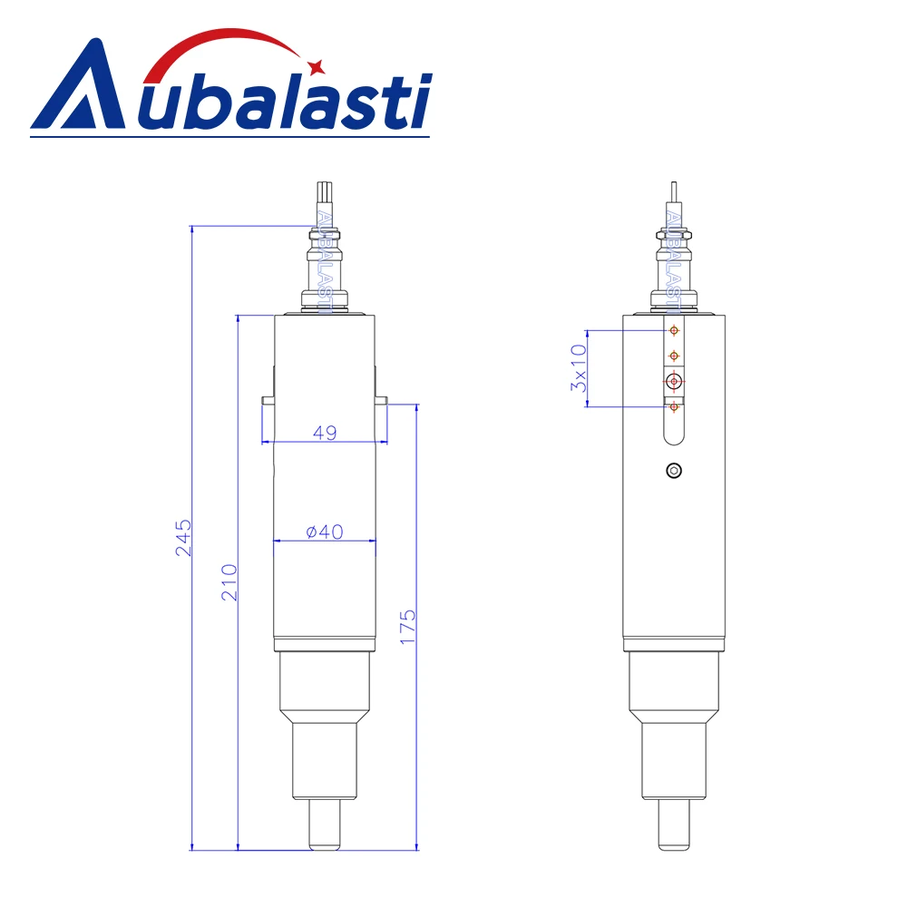 Aubalasti Table Collection TingVibrating Knife Match avec alimentation 24V 10A