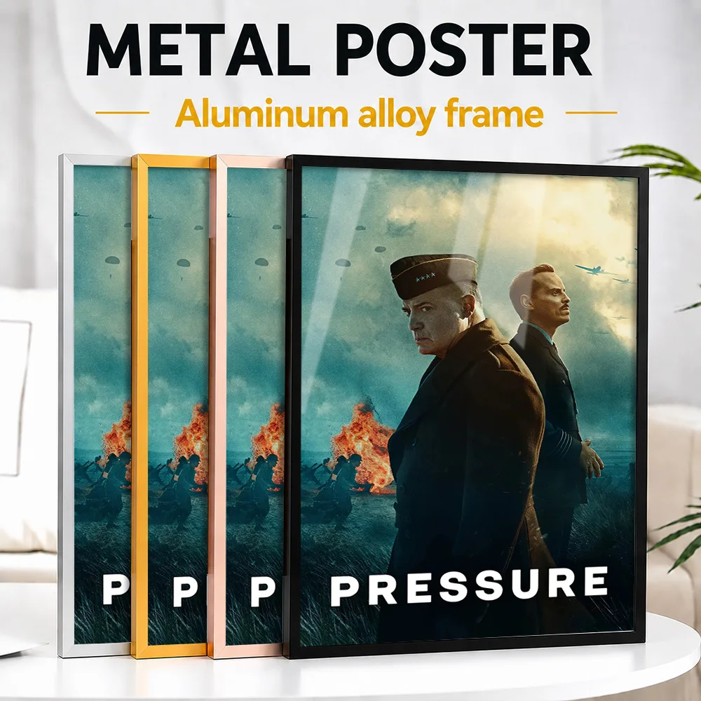 Pressure Movie Framed Aluminum Metal Poster Customized Screen Tribute Wall Art Designed For Story Lovers To Display In Theater