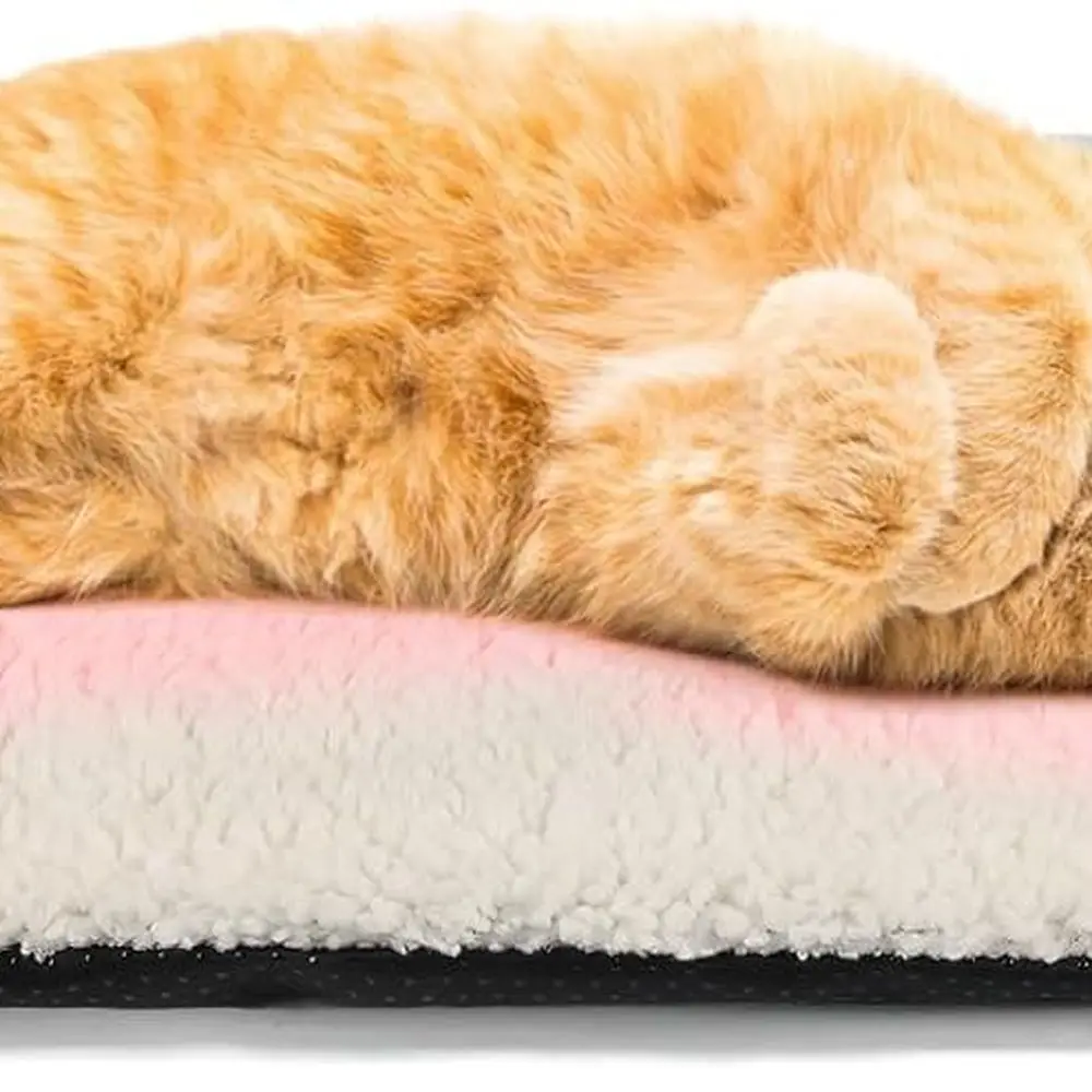 

Self Warming Cat Bed Self Heating Cat Dog Mat 24 x 18 inch Extra Warm Thermal Pet Pad for Indoor Outdoor Pets with Removable Cov