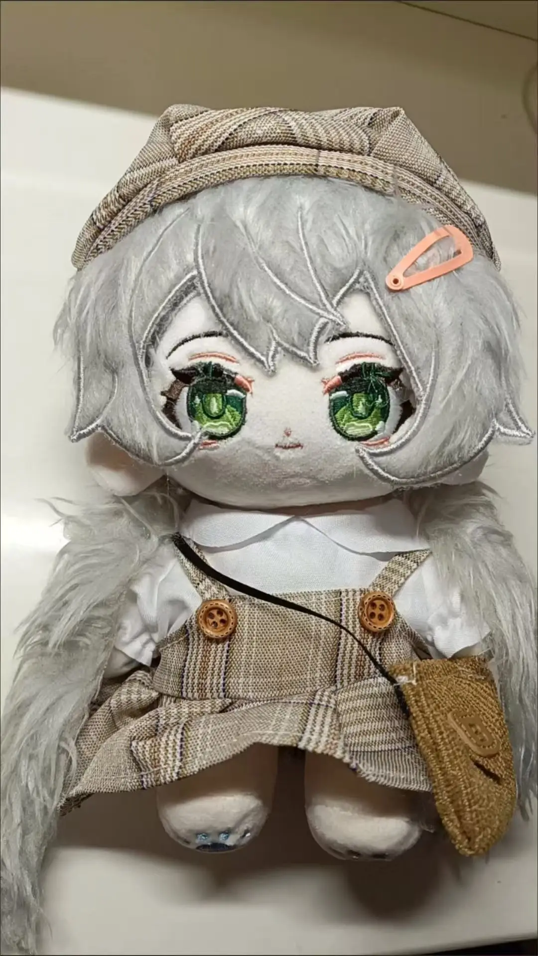 

Мягкая аниме-игра 20 см, виртуальный идол Луо Тяньи, мультяшная плюшевая кукла, игрушка COS, наряд для детей и взрослых, коллекционные хлопковые подарки