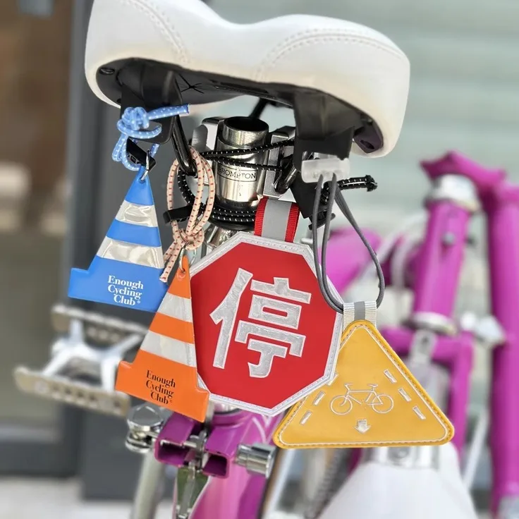 

Предупреждающая светоотражающая бирка для ночной езды на велосипеде, сильфон для велосипеда, держатель лампы, ледяной конус, аксессуары, бренд «сделай сам»