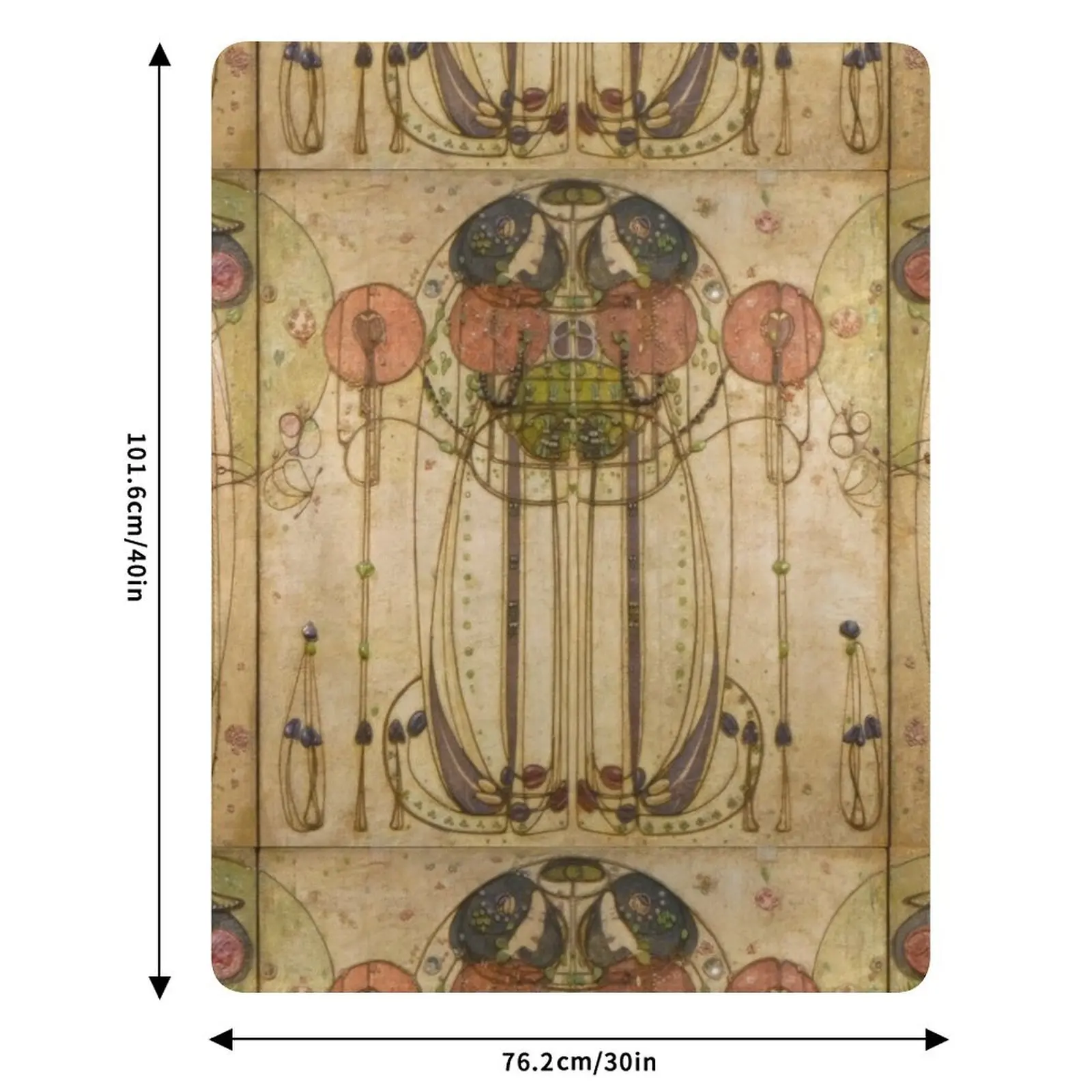 charles rennie mackintosh art nouveau, paintings, artwork, prints Throw Blanket Decorative Sofas Plaid for winter Sofa Blankets