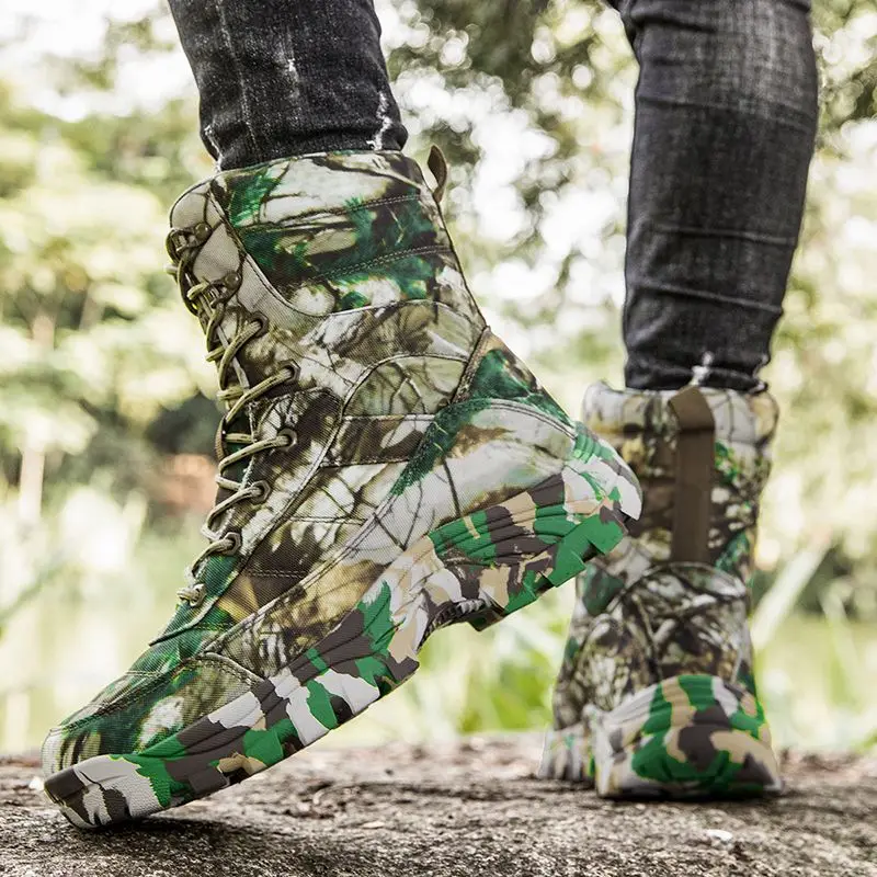 Plus Size Men's Hiking Shoes Fashion Hiking Travel Shoes Women's Camping Shoes Outdoor Wearable Climbing Sneakers