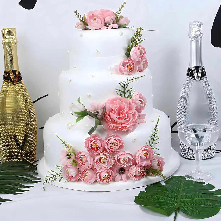 1 PC Round Foam Cake Model Practice baking Mold 4/6/8/10 inch White Prosthesis Cake Embryo Mold