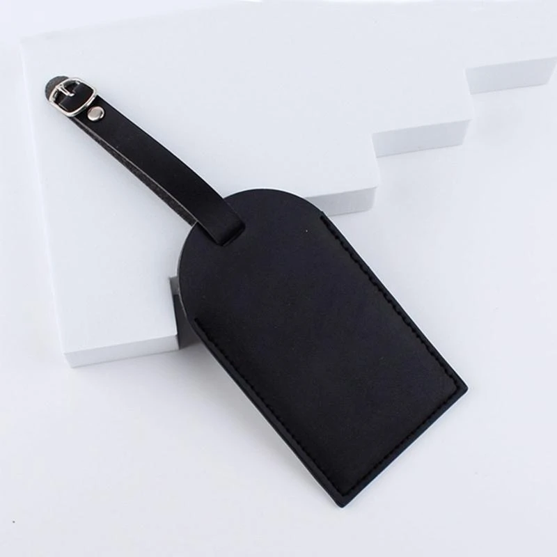 

A3PE PU Leather Luggage Tags Privacy for Protection Portable Travel Bag Labels Suitcase Tag