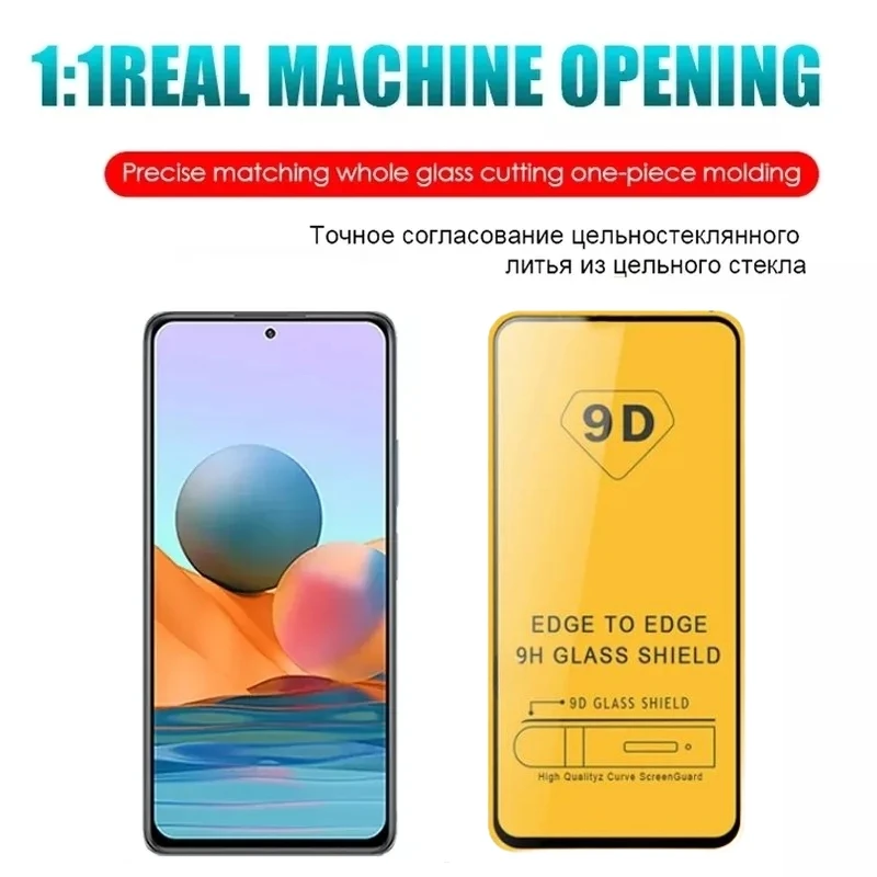 Tempered Glass for Poco X5 X4 X3 F5 F4 F3 Pro GT Screen Protector for Xiaomi Redmi Note10 Note 12 11 10 9 8 7 S 12T Pro Glass