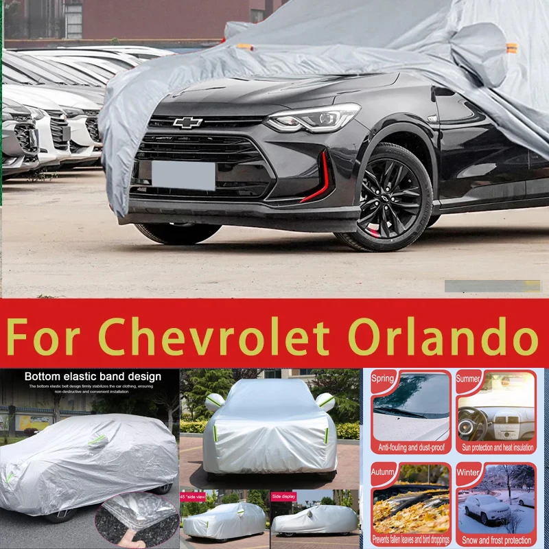 

For Chevrolet Orlando Outdoor Protection Full Car Covers Snow Cover Sunshade Waterproof Dustproof Exterior Car accessories