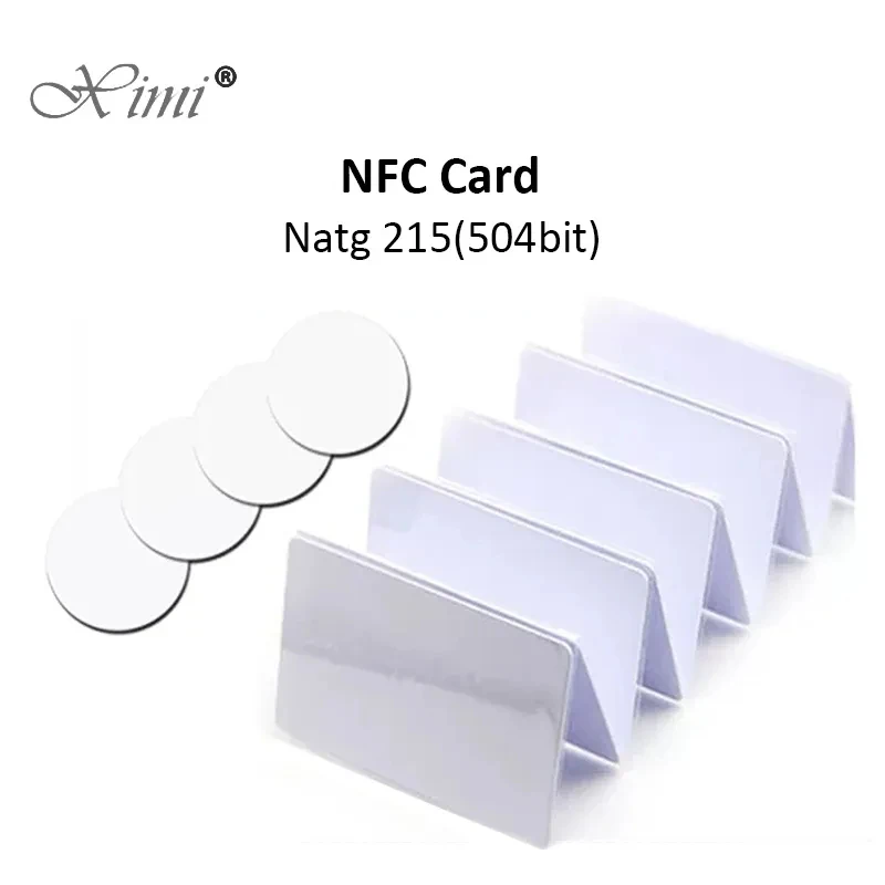 10PCS NTAG215 NFC Card NFC Tag Written By Tagmo Works With Switch Available For NFC Mobile Phoner