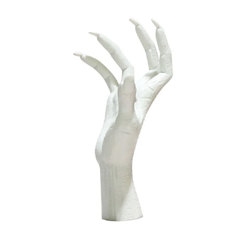 Witch Hand Wall Hanging Wall Hanger Decoration Wall Simulation Devil Hands Statue 3D Freehand Sculpture Resin Decorative Art view 3