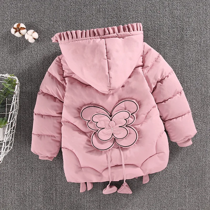 

Teenage Winter Girl Coat Thick Cotton Padded Princess Doudoune Enfant Fille Kids Down Coat Parkas Children's Winter Jacket