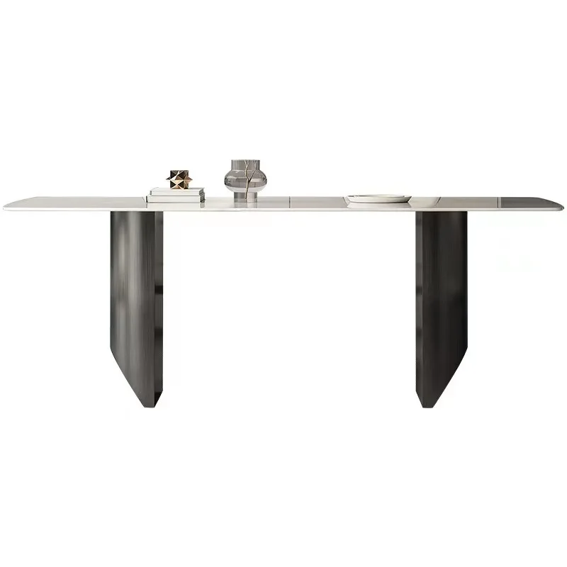 

#Italian Minimalist Modern and Simple Home-use Dining Table and Chair Set Large-sized Dining Table for Home Use