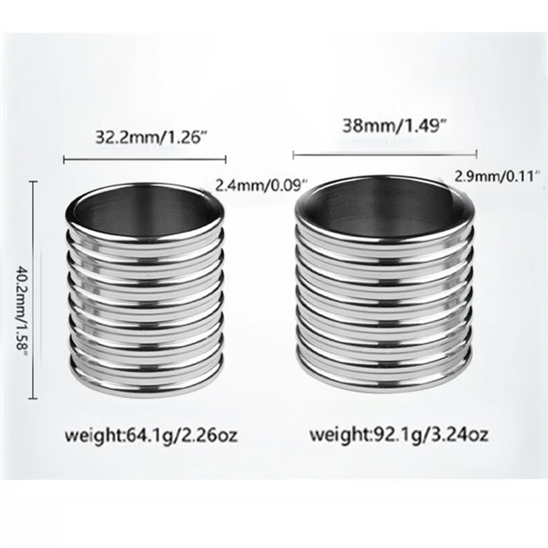 الفولاذ المقاوم للصدأ خواتم القضيب للرجال ، الذكور رئيس حشفة تحفيز الديك المعدني ، تأخير القذف ، ألعاب الجنس الكبار ، كم Gode