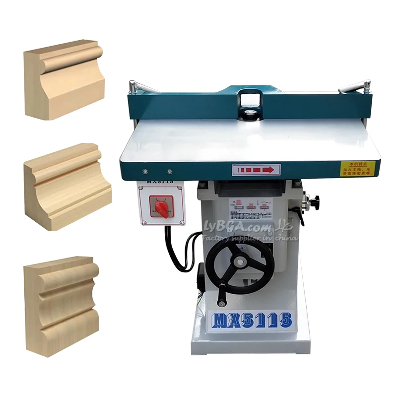 MX5115 2200W Woodworking Vertical Single-Axis Router Wood Edge Lathe Trimmer Slotting Machine Multifunctional 18000r/min 2.2KW
