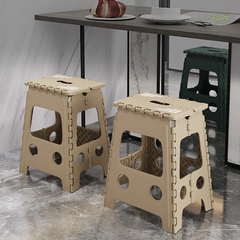 Foldable Step Stool Thicken Plastic Foldable Step Stool 2 Step Folding Ladder Step Stool Home Kitchen Non Slip Furniture Sales