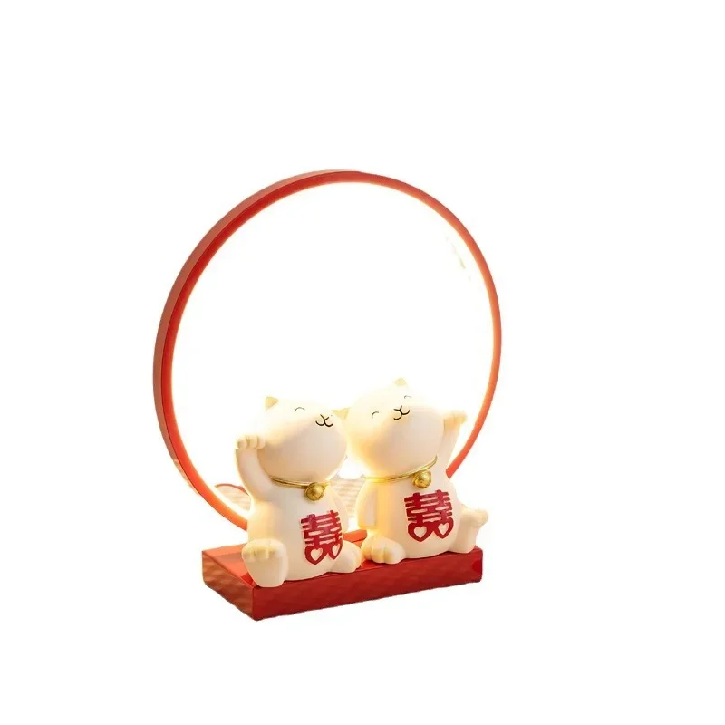 

Changming lamp wedding table lamp wedding room bedside lamp girlfriends wedding gift a pair of ornaments for newcomers