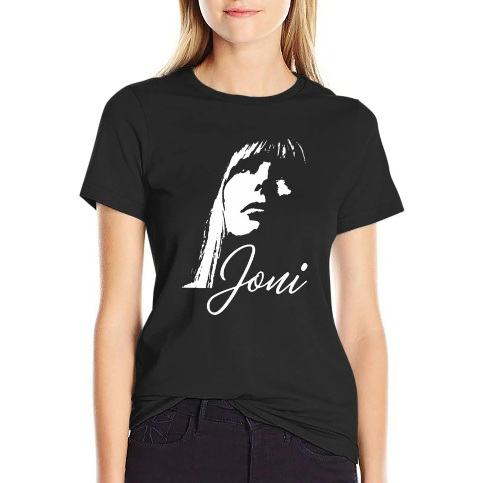 

Joni Mitchell Joni T-Shirt plus sizes summer clothes animal print quick drying t shirt dress Women