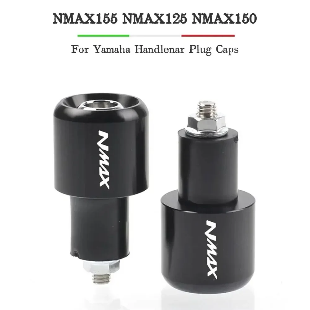 Para Yamaha NMAX 155 NMAX155 NMAX 125 NMAX 150 N-MAX 125 155 15-21 tapa de manillar tapones de extremo 7/8mm CNC empuñaduras de manillar de motocicleta