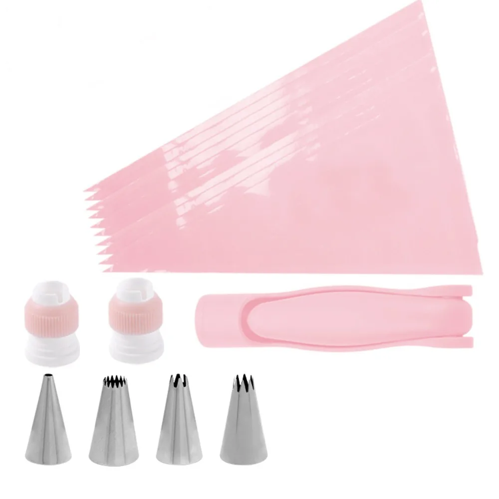 

17 pcs/Set Reusable Cake Decorating Tool Set with Nozzle Tips with Piping Spout Pastry Icing Pen with Piping Bag