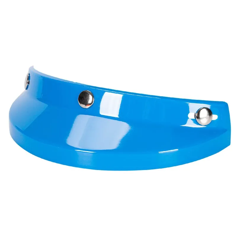 Viseira clássica retrô para capacete de motocicleta, fácil de instalar, design universal com fivela de 3 pinos, viseira de substituição para capacete.