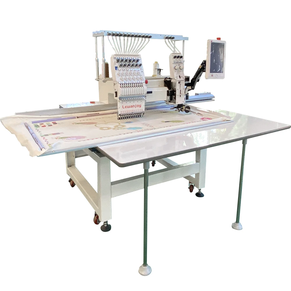 1200 Rpm One Head Chenille Towel Embroidery Machine High Speed Mixed Computered Embroider Machinery