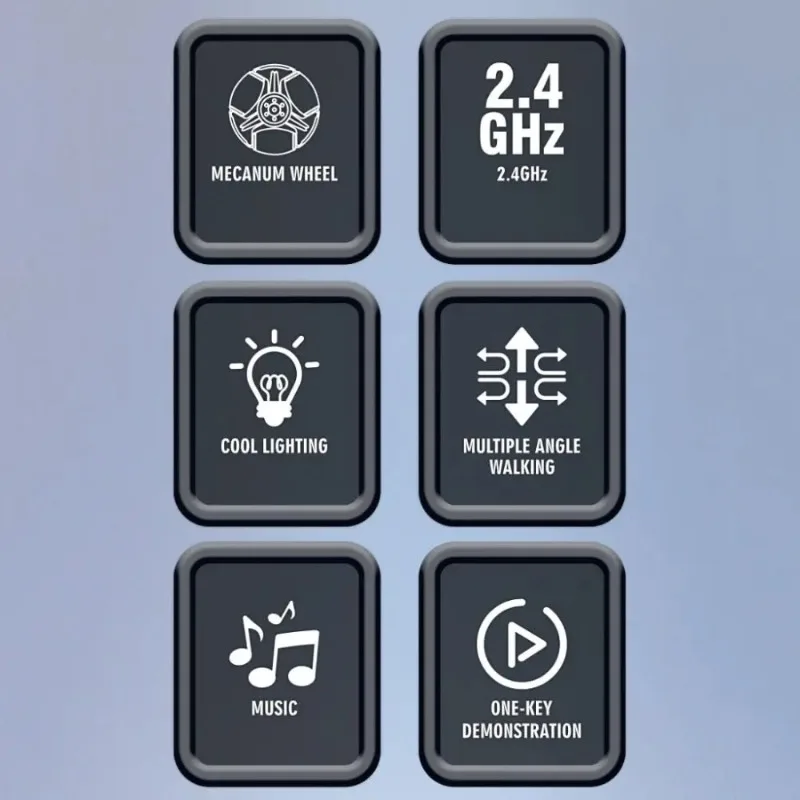 Robot chien télécommandé intelligent, jouet électrique mécanique pour enfants, cadeau pour garçon, cascadeur, huit roues, jouet à dérive fantaisie