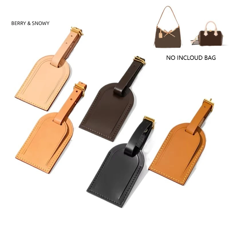 

Berry&Snowy Vachetta Replacemance for Carryall Keepall Speedy Keychain Personalized Full Grain Genuine Leather Tags Bag